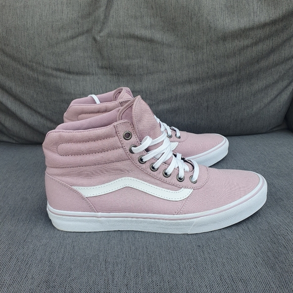 VANS MILTON HI Tops Baseball Boots Lace Up Textile TRAINERS Heather Uk6 - Picture 3 of 13